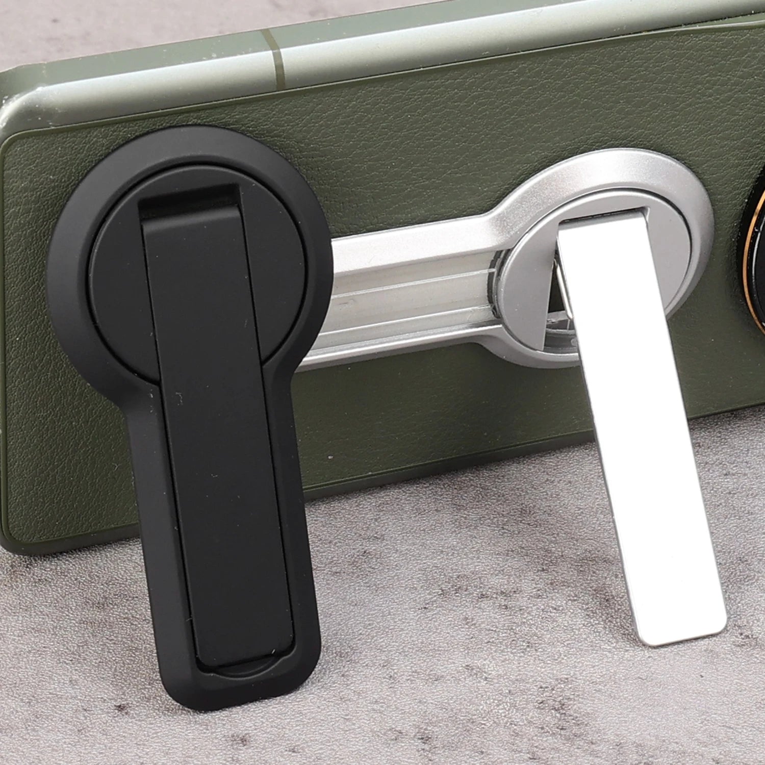 Soporte autoadhesivo portátil para teléfono móvil, soporte plegable ultrafino para teléfono de escritorio, soporte para IPhone, Samsung, Xiaomi