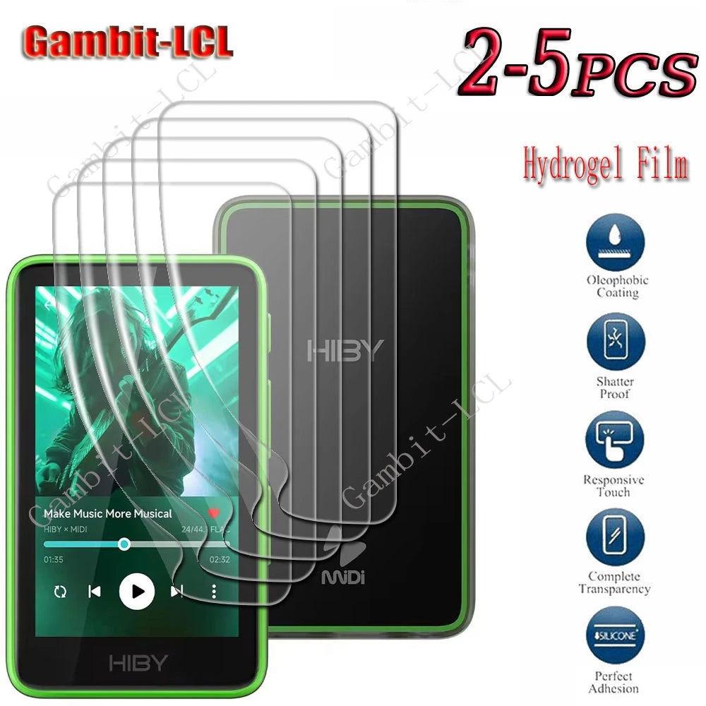 Película de hidrogel hidráulica completa HD para HiBy R1, reproductor de música y audio HiFi, MP3, HiByR1, cubierta protectora de pantalla