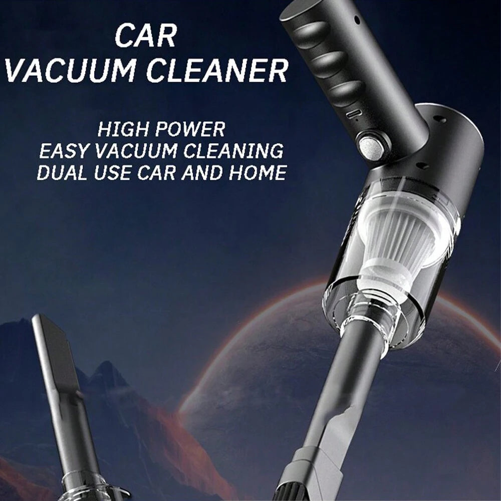 Aspiradora 3 en 1 con función de succión y soplado integradas, aspiradora combinada con carga USB, aspiradora pequeña para coche y hogar