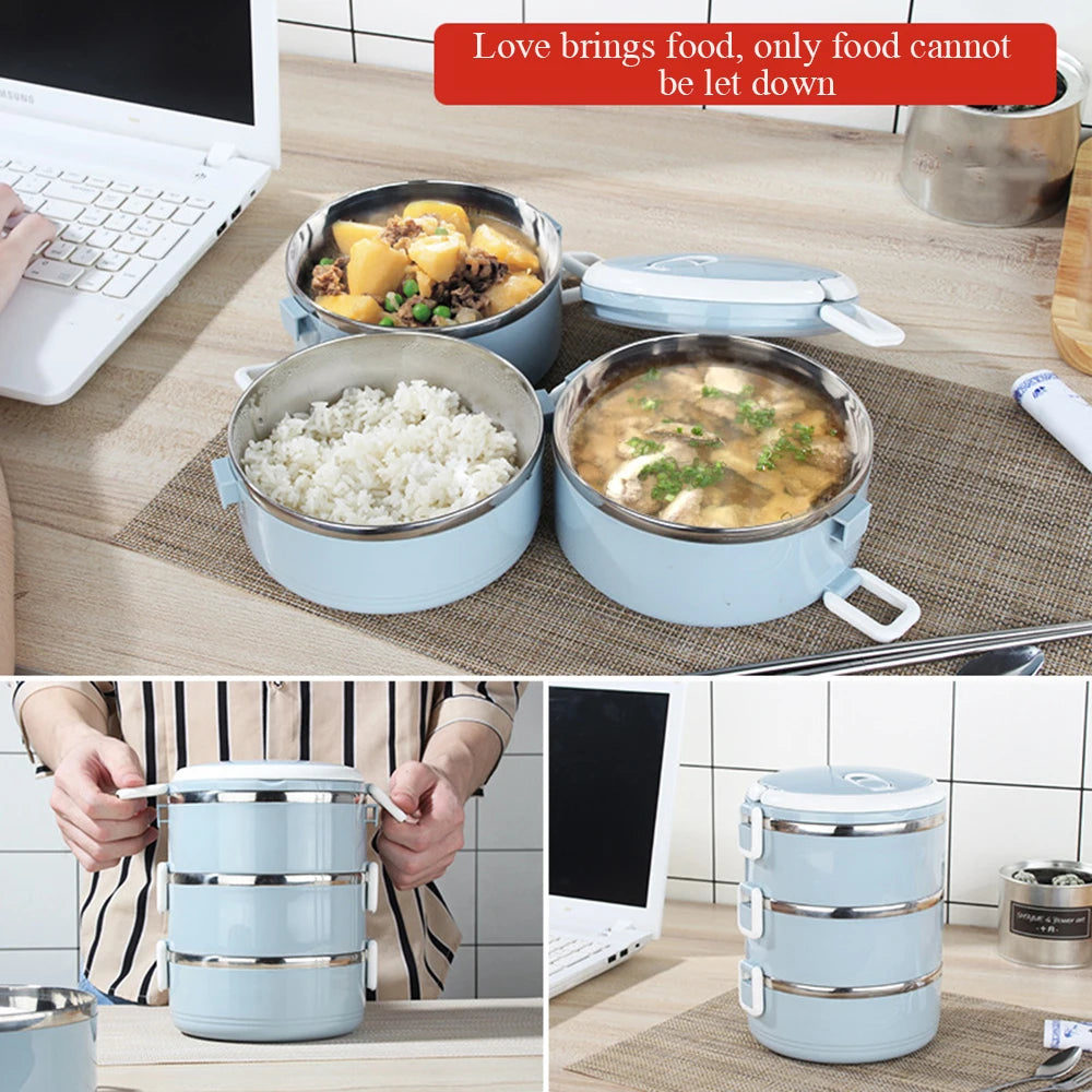 Taza de vacío de acero inoxidable, fiambrera para sopa, almacenamiento, calentador apilable, tarro térmico para alimentos, termo aislado para sopa, contenedores, refrigerador