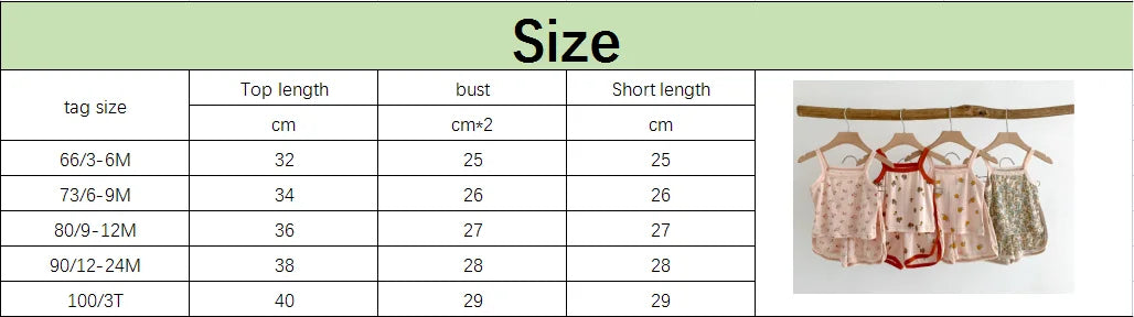NOVEDAD DE VERANO 20225, Tops sin mangas para bebé y pantalones cortos de cintura ajustada, traje de 2 piezas, conjunto de ropa con cuello cuadrado para niñas, ropa de algodón para niños