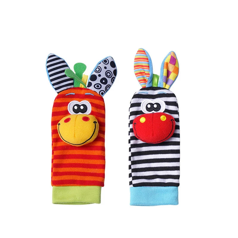 Juguetes de animales de peluche para bebés, sonajeros de muñeca, sonajeros para recién nacidos, juguetes para hacer sonidos, sonajero para bebés de 0 a 12 meses
