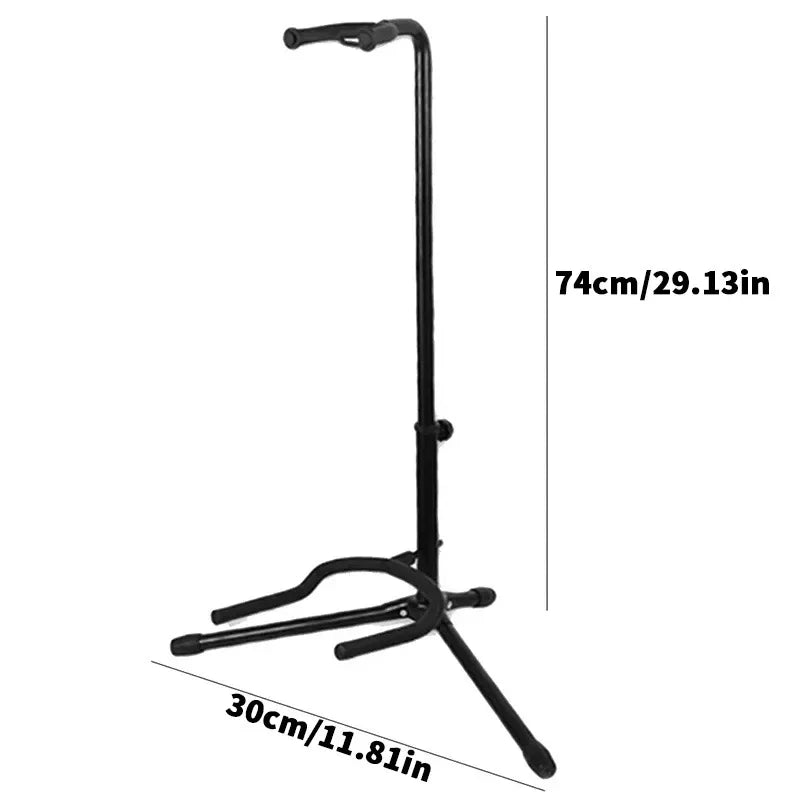 Soporte Vertical Plegable y Ajustable para Guitarra, Soporte Multiusos para Ukelele, Bajo, Guitarra Clásica, Eléctrica y Pipa