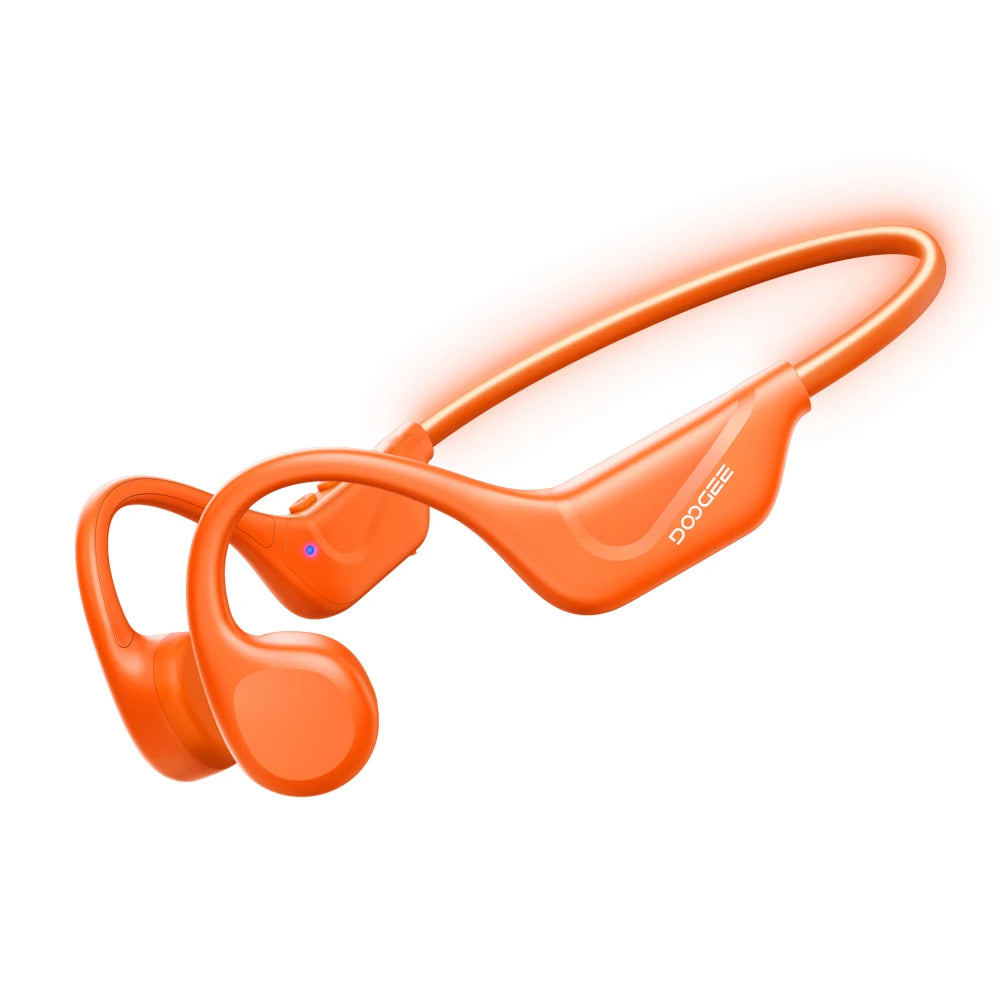 Audífonos DOOGEE BoneBeat Run Ray con Conducción Ósea, 10 Horas de Duración, Bluetooth 6.0, Dinámicos, Deportivos, Ligeros, Inalámbricos, de Diseño Abierto