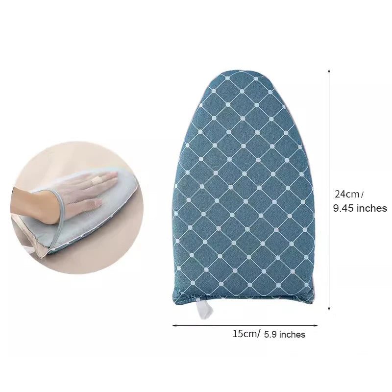 Tabla de planchar lavable, Mini guantes antiescaldaduras, cubierta de almohadilla de hierro, tabla de planchar resistente al calor y a las manchas para tienda de ropa
