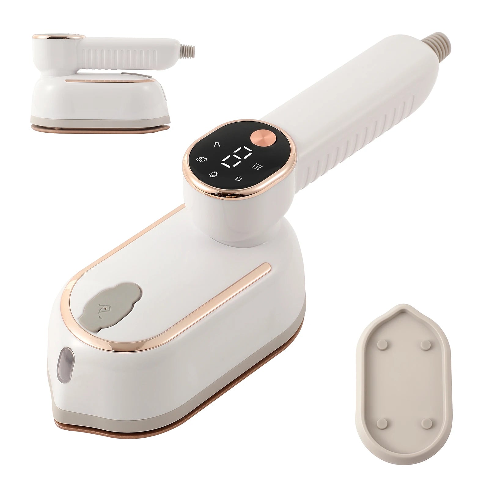 Máquina de planchar de mano pequeña, máquina de planchar a vapor para el hogar, máquina de planchar colgante portátil, plancha de vapor