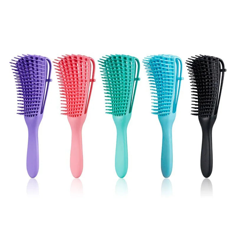 Cepillo para el cabello, cepillo para desenredar, masaje del cuero cabelludo, peine para el cabello para mujeres, cepillo para desenredar el peinado, herramienta de cuidado de salón de peluquería rizado