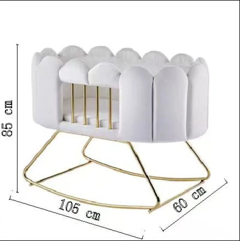 Cuna para recién nacido, cuna coaxial para bebé, artefacto relajante, cesta para dormir, mecedora Natural, columpio de seguridad para bebé
