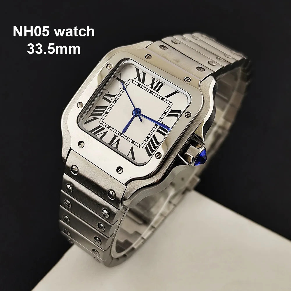 Reloj de Moda para Mujer 2026, Modelo NH05, Color Rosa Plateado, Acero Inoxidable, Logotipo Personalizado, Movimiento NH05