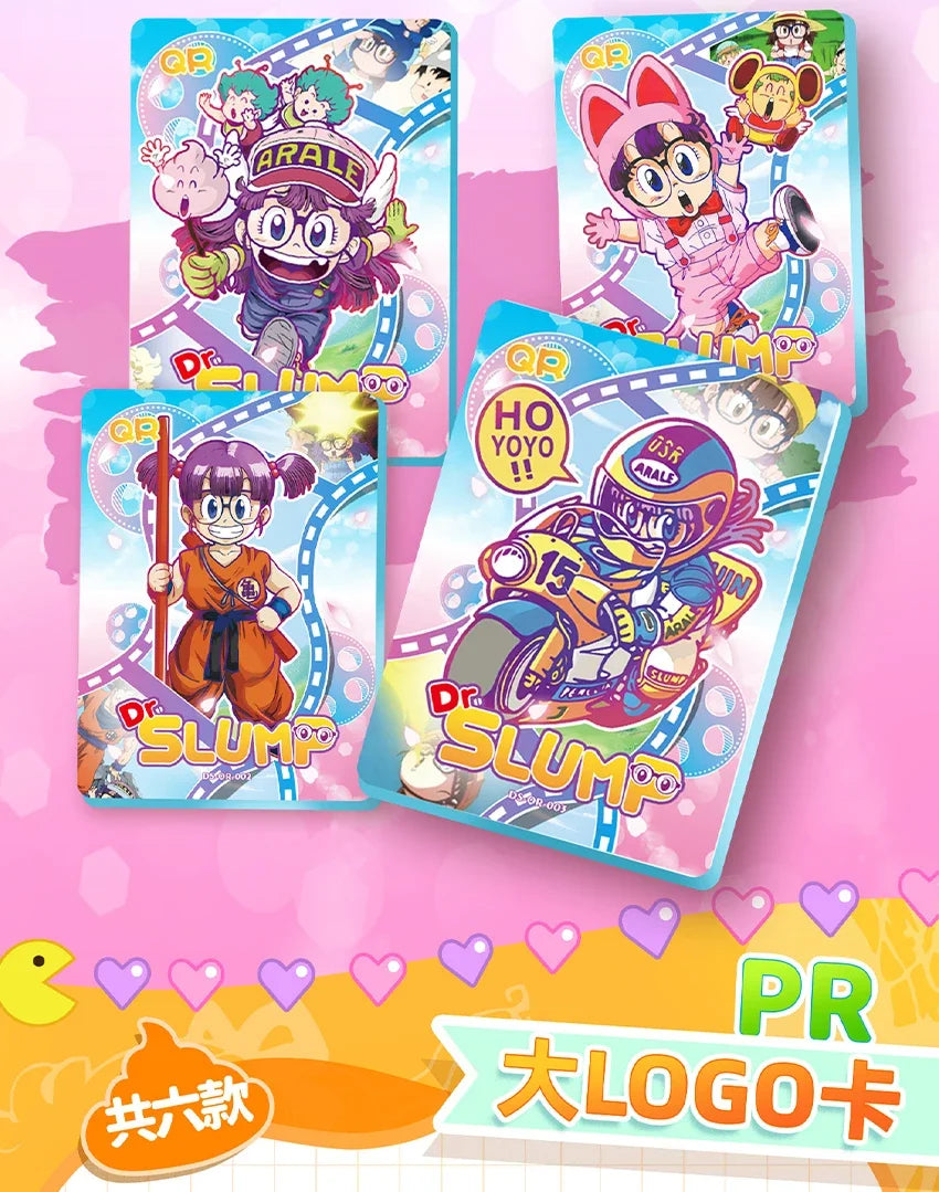 Tarjetas Arale originales Akira Toriyama, figuras de autorretrato, tarjeta rara SE SP BP, periferia de animé, tarjeta coleccionable, juguete para regalo