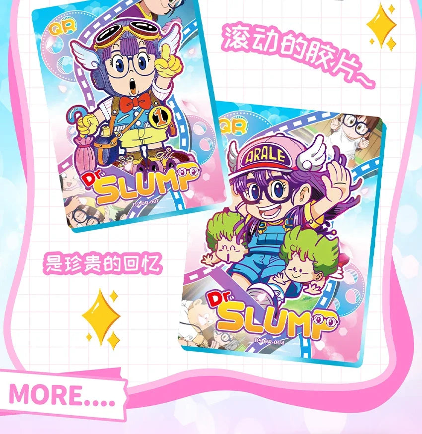 Tarjetas Arale originales Akira Toriyama, figuras de autorretrato, tarjeta rara SE SP BP, periferia de animé, tarjeta coleccionable, juguete para regalo