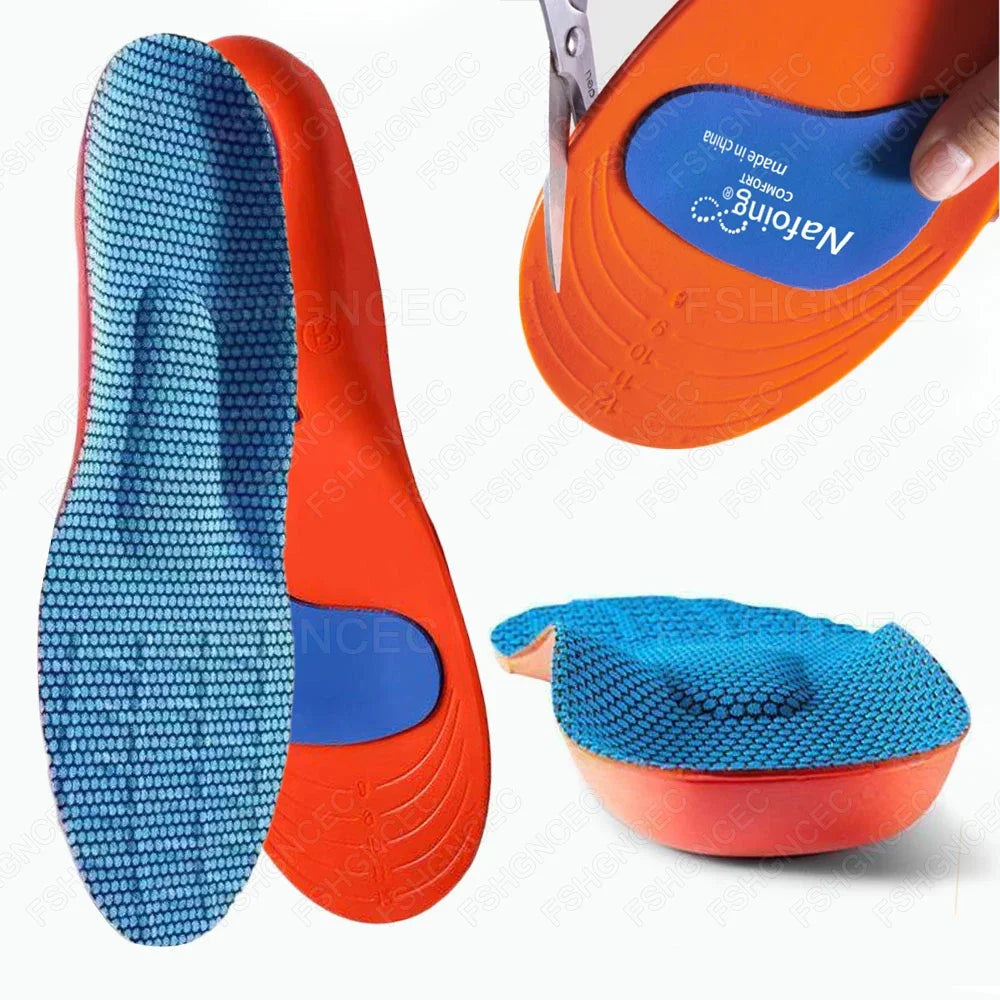 Plantilla ortopédica deportiva con absorción de impactos, suela elástica, inserciones transpirables para zapatos, plantillas ortopédicas para hombre y mujer, Amagi