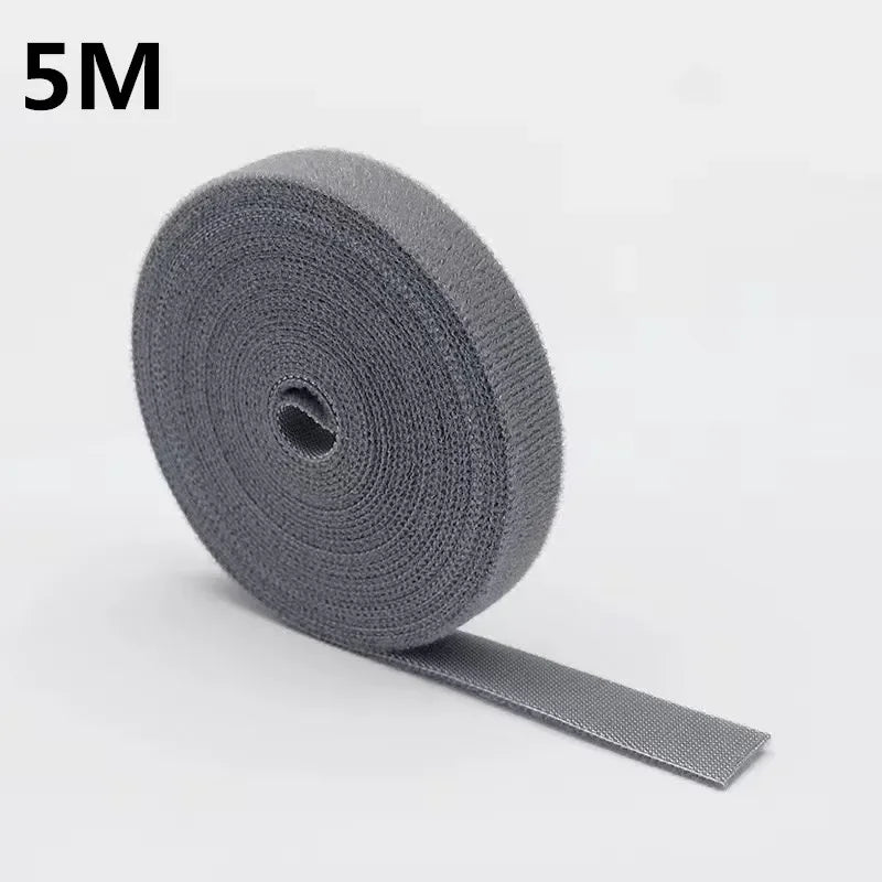 Organizador de cables de 1/5M, cinta enrolladora de cables, lazos de gestión de cables para auriculares y ratón, protector para iPhone, Xiaomi, Samsung