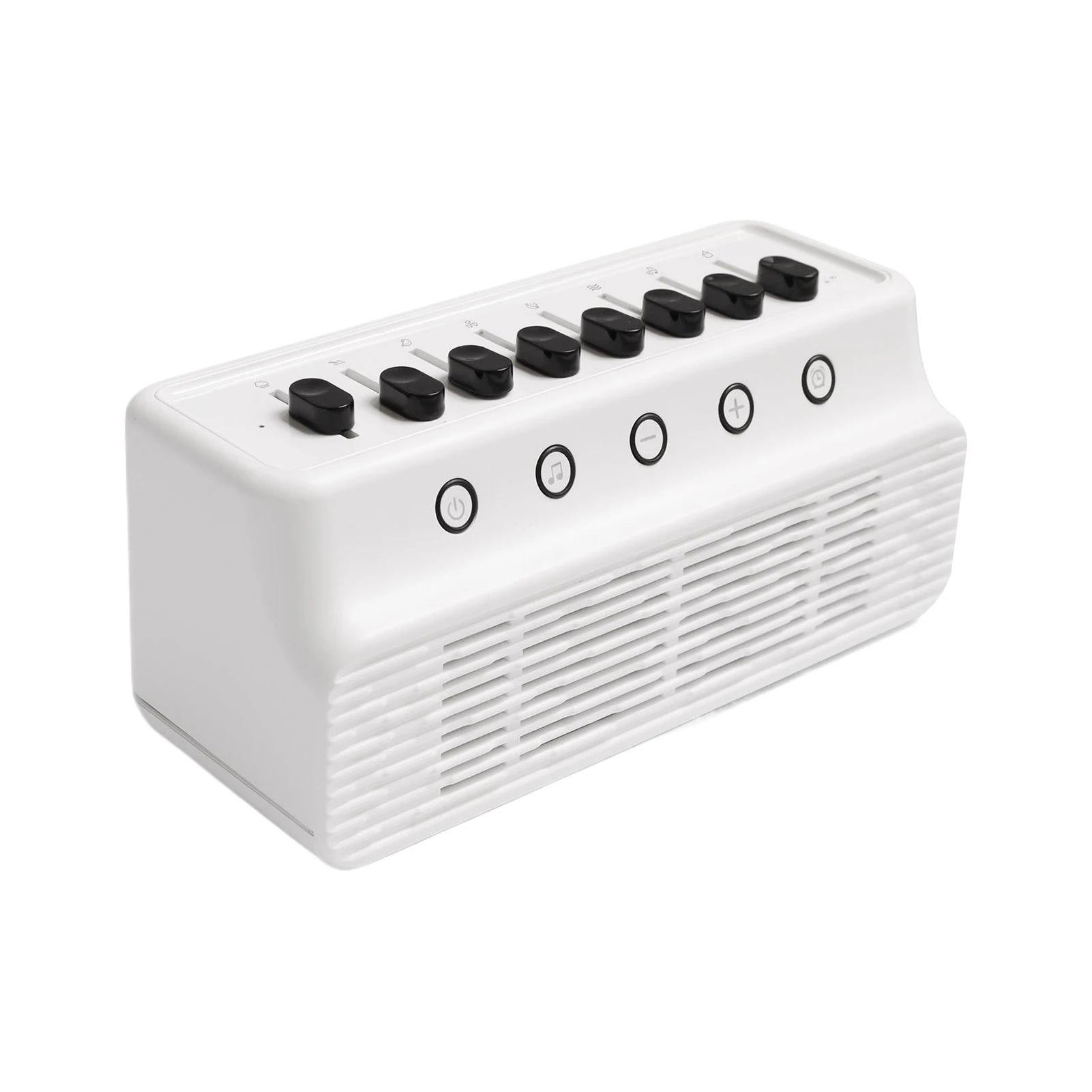 Máquina de sonido blanco para bebés con 8 sonidos naturales, altavoz inalámbrico compatible con Bluetooth, caja de música portátil, herramienta de ayuda para dormir en el dormitorio