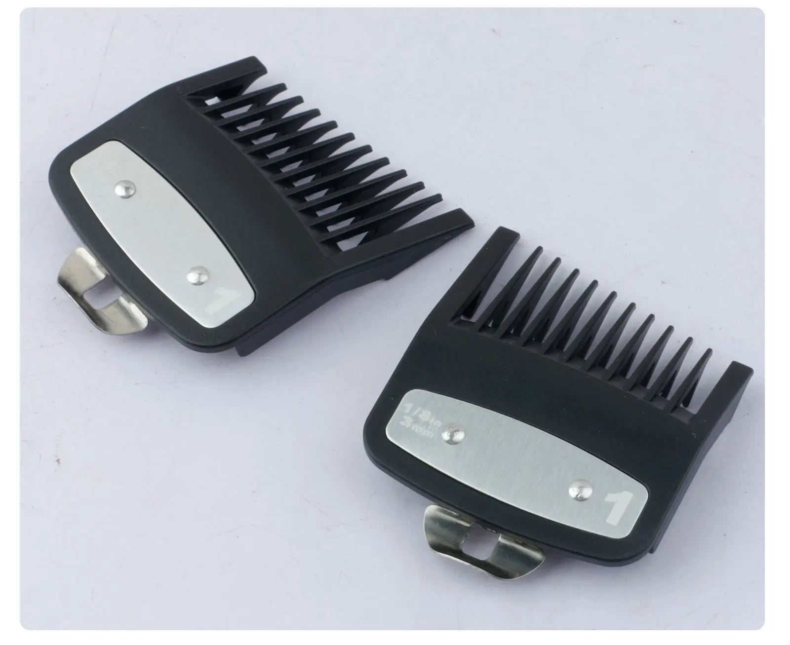 Peines de límite para cortapelos profesionales, guía de corte de pelo para peluquero, protectores para maquinilla de cortar el pelo, herramientas de estilismo de 3mm/4,5mm, 2 uds.