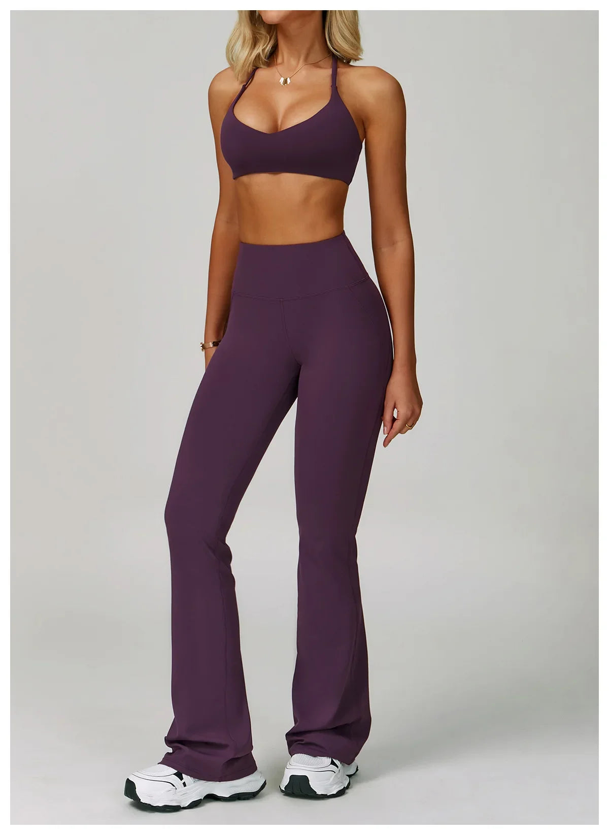 Conjuntos de 2 uds de chándal para mujer, ropa deportiva, conjuntos de Yoga, ropa deportiva, sujetador de entrenamiento, conjunto de mallas de cintura alta, ropa de gimnasio, trajes deportivos