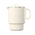 Hervidor de agua eléctrico, Mini hervidor portátil con rejilla para cocinar al vapor, 1000ml, gran capacidad, acero inoxidable, hogar, cocina, oficina, viaje