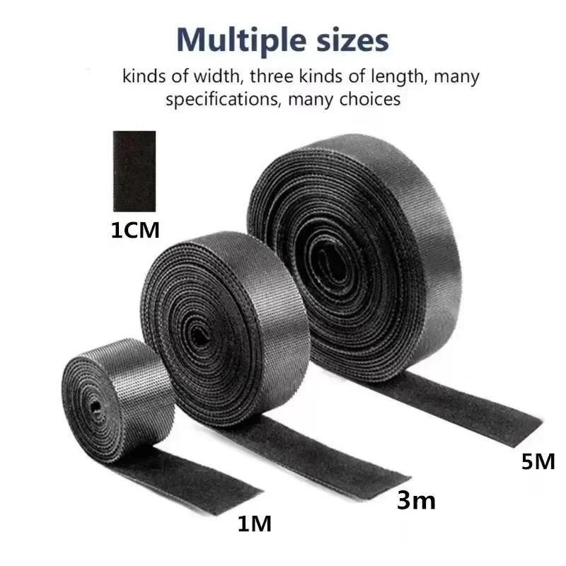 Organizador de cables de 1/5M, cinta enrolladora de cables, lazos de gestión de cables para auriculares y ratón, protector para iPhone, Xiaomi, Samsung