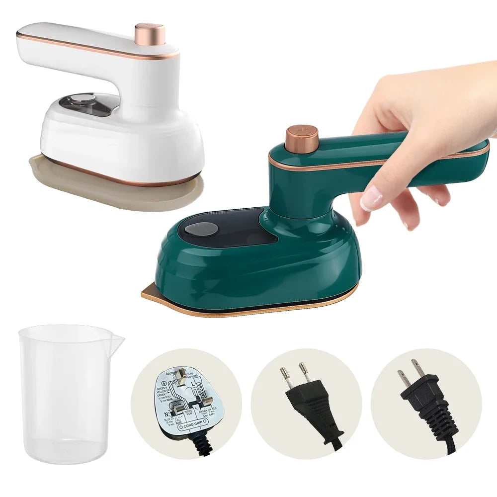 Mini vaporizador de ropa, plancha de vapor portátil de mano para viaje en casa, planchado de ropa, máquina de planchar en seco y húmedo, electrodoméstico