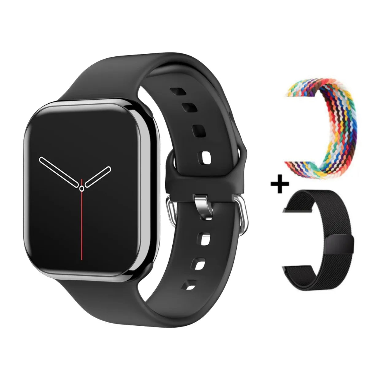Nuevo reloj inteligente serie X para hombre y mujer, con monitor de presión arterial, llamadas por Bluetooth, NFC, monitorización del sueño, carga inalámbrica, reloj deportivo compatible con IOS y Android.