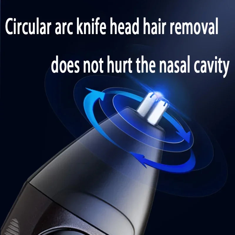 Xiaomi-Afeitadora eléctrica 3 en 1 para hombre, Kit de aseo, recortador de pelo y Barba, máquina de afeitar para cuerpo, nariz y orejas, afeitadora facial recargable