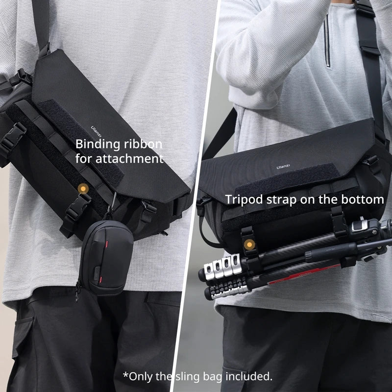 Ulanzi-Bolso de hombro BC08 para fotografía, bolsa impermeable para trípode, cámara sin Espejo, Smartphone, tableta