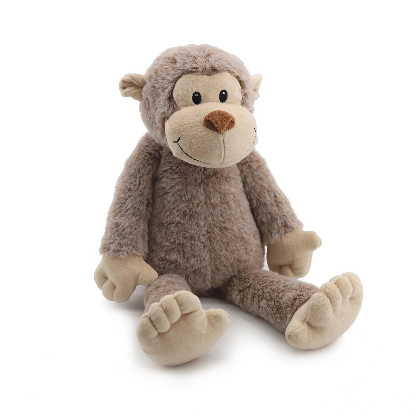 Bashful-muñeco de peluche de mono, Animal de peluche suave clásico, muñeca cómoda para bebé, bonito mono marrón, regalo para niños recién nacidos