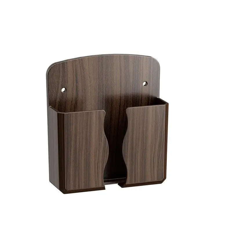 Estuche de carga para teléfono móvil montado en la pared sin perforaciones, 2 tamaños, soporte pegada, Base de Control remoto, soporte para estante de almacenamiento para baño
