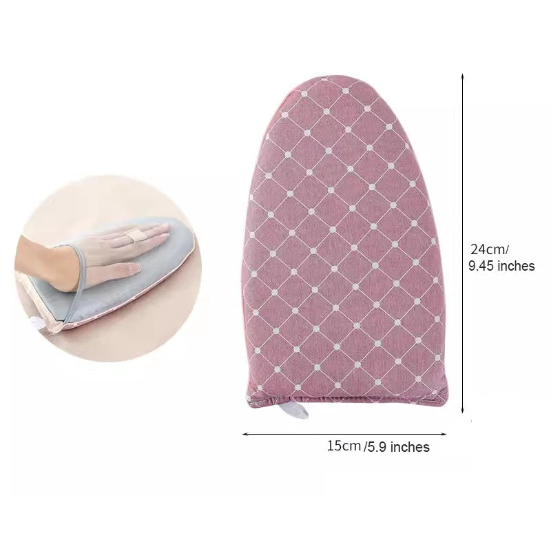 Tabla de planchar lavable, Mini guantes antiescaldaduras, cubierta de almohadilla de hierro, tabla de planchar resistente al calor y a las manchas para tienda de ropa