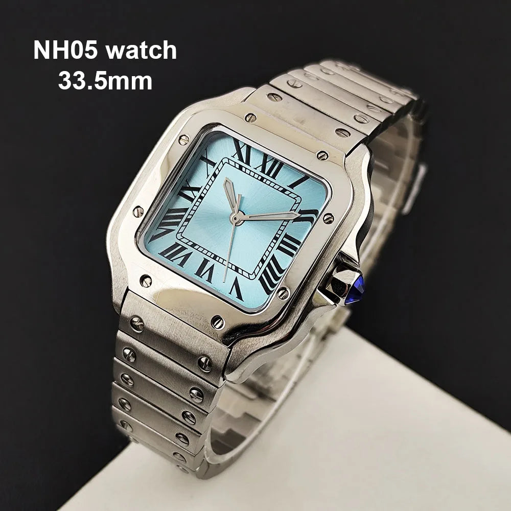 Reloj de Moda para Mujer 2026, Modelo NH05, Color Rosa Plateado, Acero Inoxidable, Logotipo Personalizado, Movimiento NH05