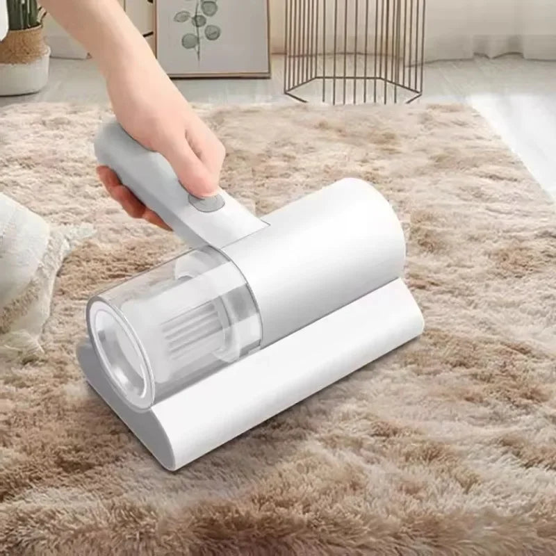 Aspiradora de colchón para el hogar, eliminador de ácaros eléctrico, inalámbrico, de mano, esterilización Uv, removedor de cama