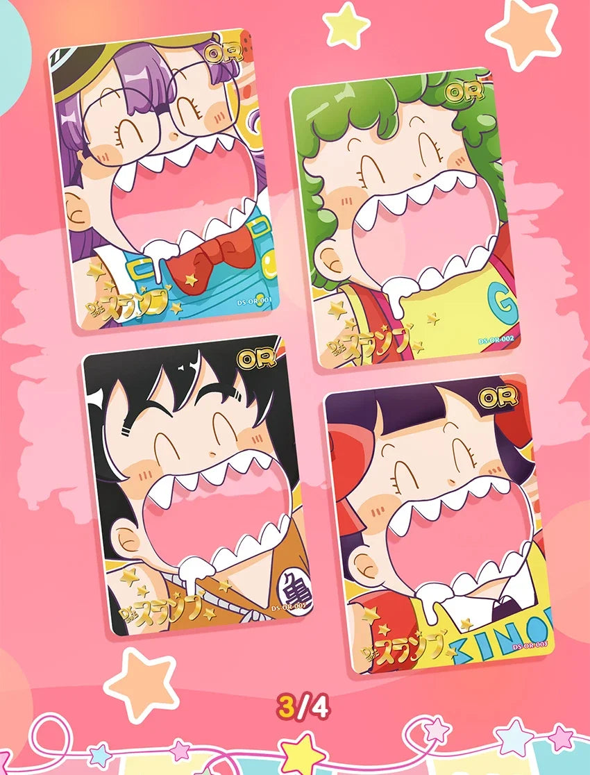 Tarjetas Arale originales Akira Toriyama, figuras de autorretrato, tarjeta rara SE SP BP, periferia de animé, tarjeta coleccionable, juguete para regalo