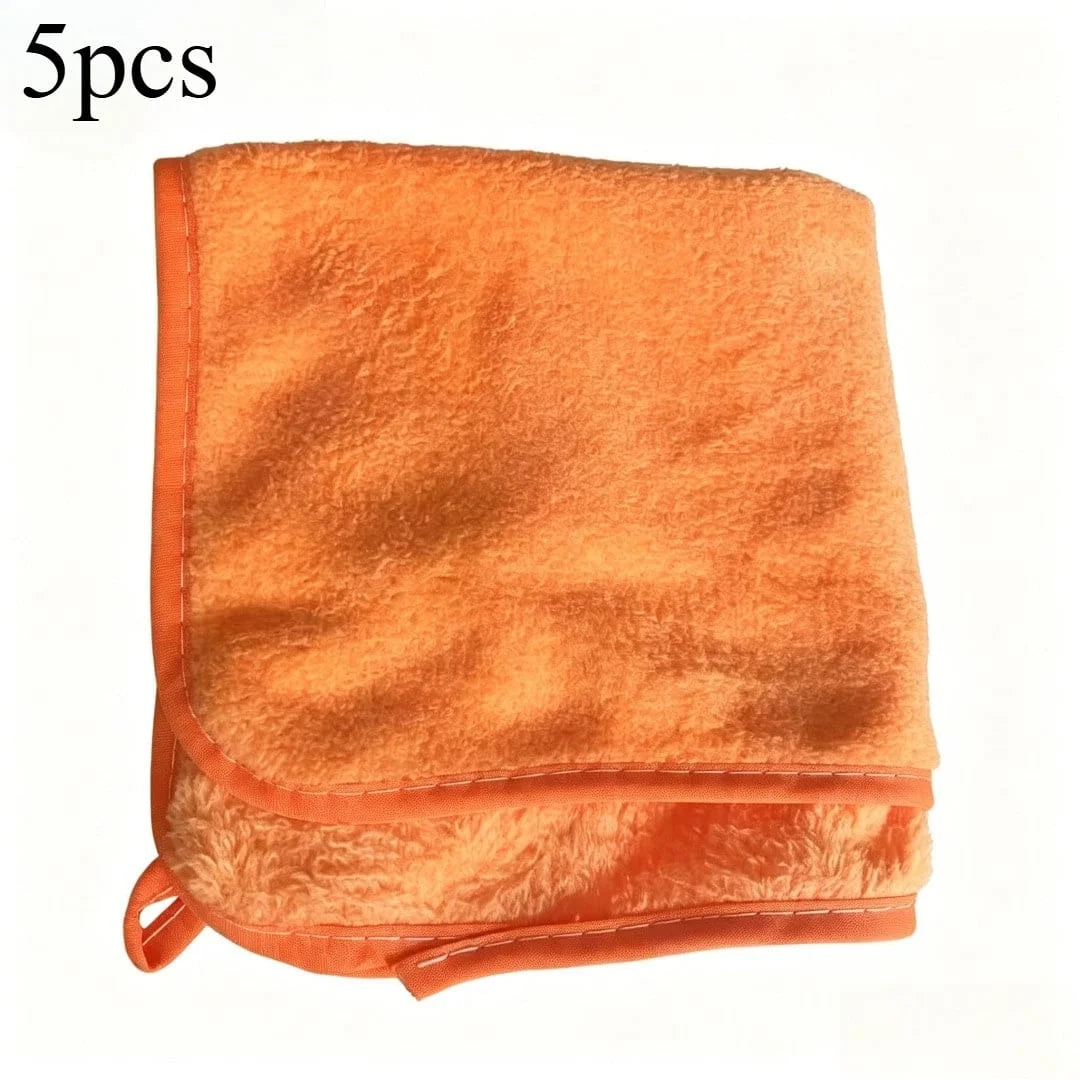 Toallas de limpieza de microfibra para coche, 1/2/3/6/10 Uds., 30x60cm, suaves, de secado rápido para espejos y ventanas, trapos de limpieza, paño de lavado de doble capa
