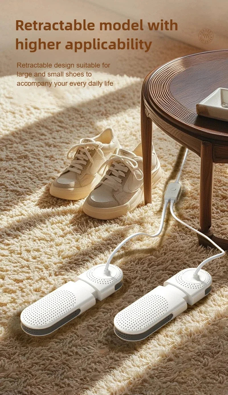 Secador de Zapatos Doméstico, Secador de Zapatos con Esterilización, Secador de Zapatos para Dormitorio, Secador de Zapatos Portátil, Desodorización, Secado Rápido 2026