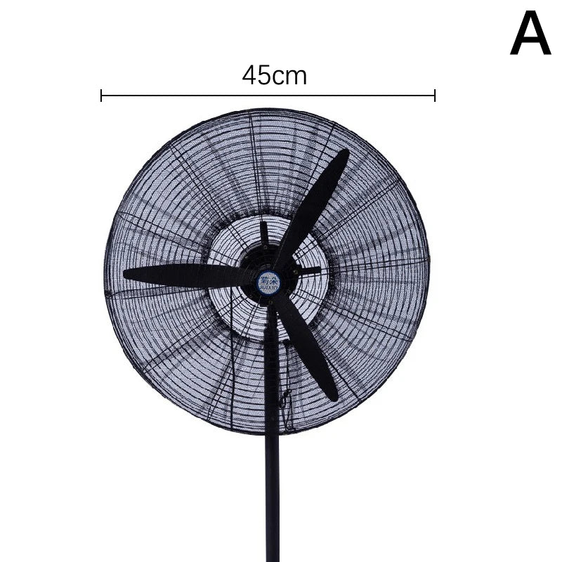 Cubiertas redondas de malla para ventilador eléctrico, Protector antipellizco de seguridad, cubierta Universal todo incluido para el hogar, cubierta a prueba de polvo moderna
