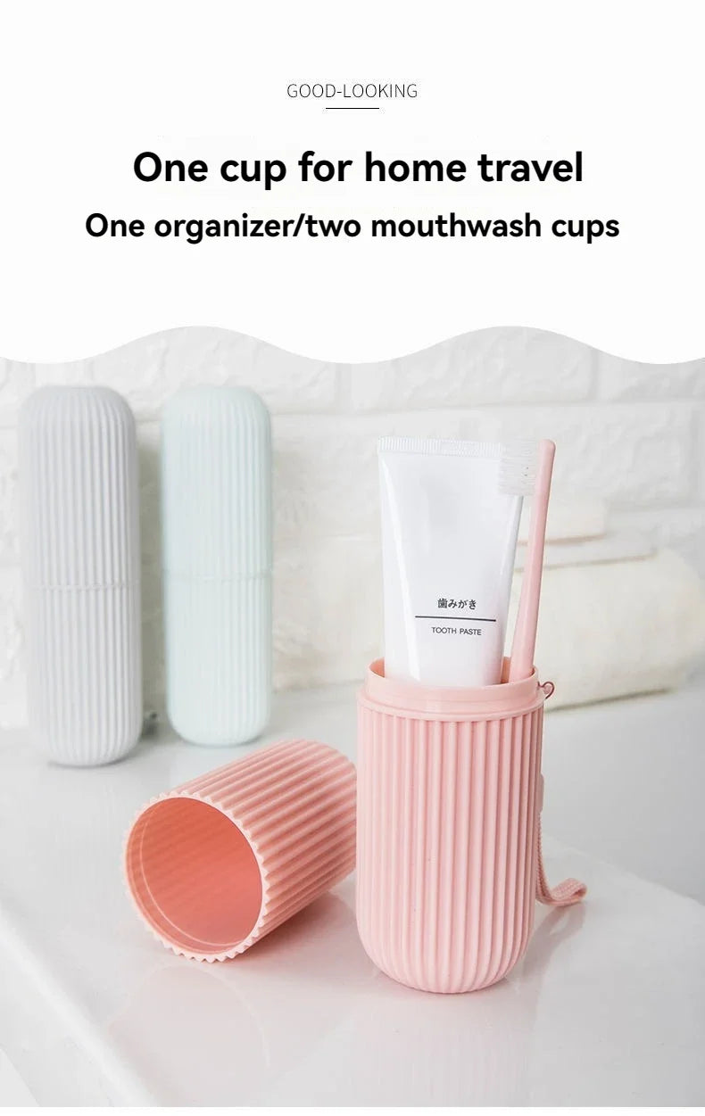 Pasta de dientes portátil, funda protectora para cepillo de dientes, caja de almacenamiento para viaje y Camping, protege la pasta de dientes de la suciedad y los daños