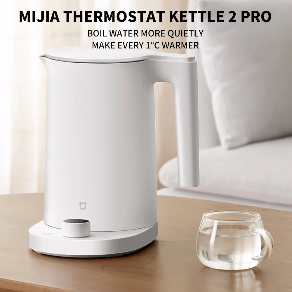 Hervidor Inteligente MIJIA 2 Pro, Hervidores Eléctricos, Electrodomésticos de Cocina, Pantalla LED, Temperatura Constante Inteligente 24H, Aplicación MIJIA CN