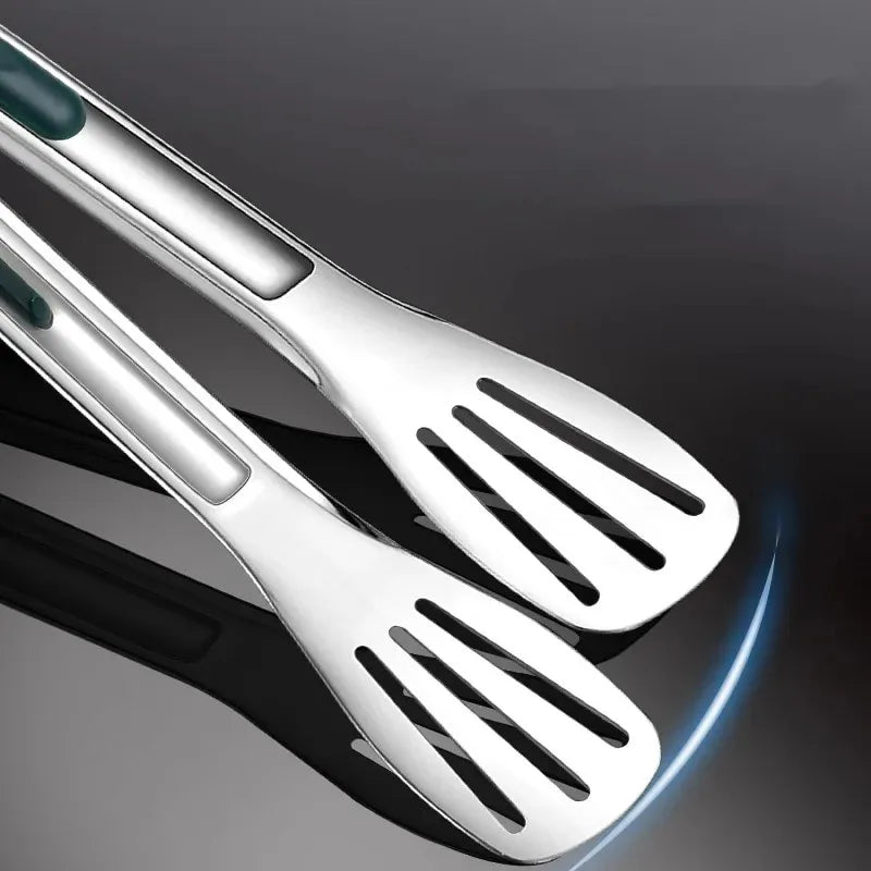 Nuevas Pinzas de Acero Inoxidable para Alimentos, Pinzas para Carne, Ensaladas, Pan, Pinzas para Barbacoa, Pinzas Antideslizantes para Buffet, Utensilios de Cocina, Accesorios de Cocina