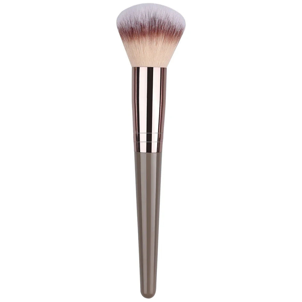 Juego de brochas de maquillaje marrones, herramienta de maquillaje suave portátil, base sintética Premium, correctores, sombras de ojos, maquillaje diario, 1-32 Uds.