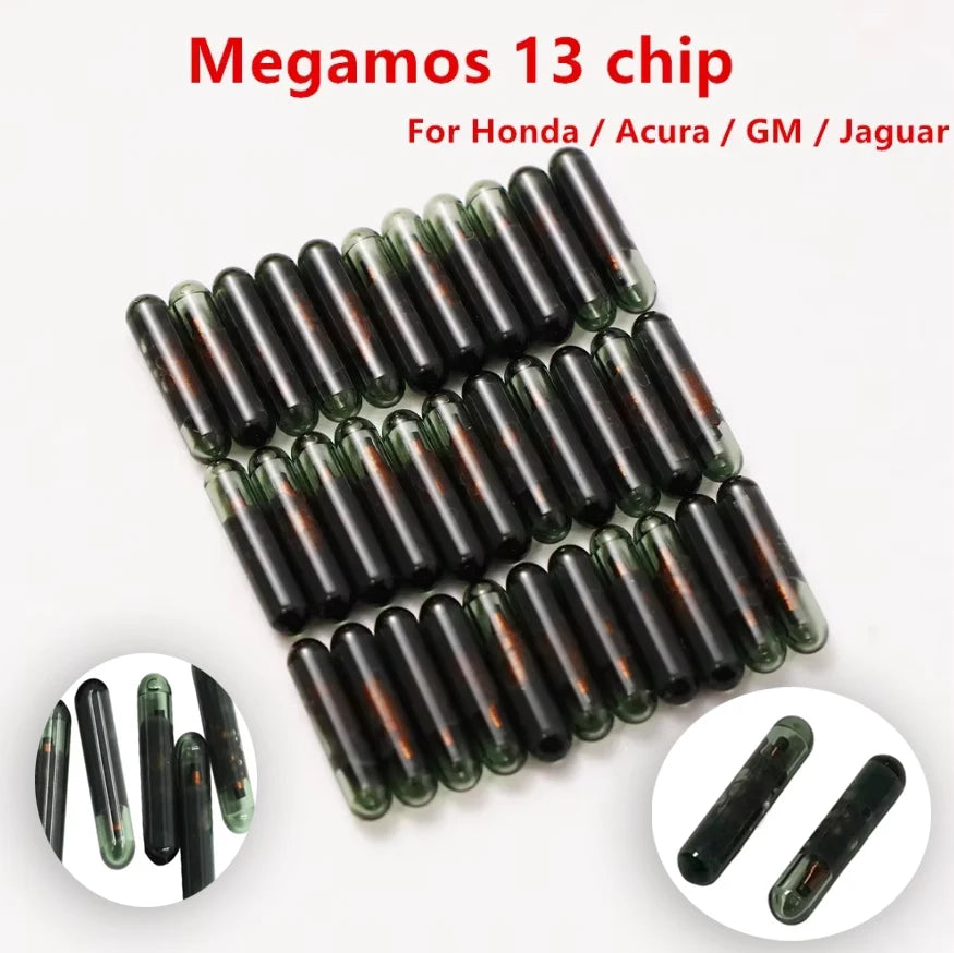 Chip transpondedor de vidrio Megamos 13 ID13 TP03 id 13 chip transpondedor automático de vidrio