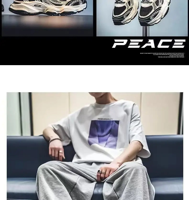 Zapatillas Deportivas Transpirables de Malla para Hombre Primavera 2025, Modernas, Combinables con Todo, Suela Gruesa, Casual...