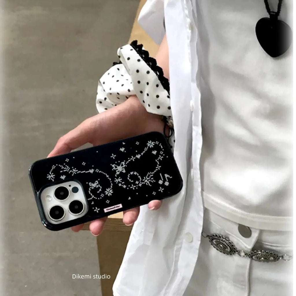 Funda de silicona a prueba de golpes con diseño de conejo coreano Ins Pixel y alas de ángel para iPhone 17 Air 16 15 14 Plus 13 12 11 Pro Max