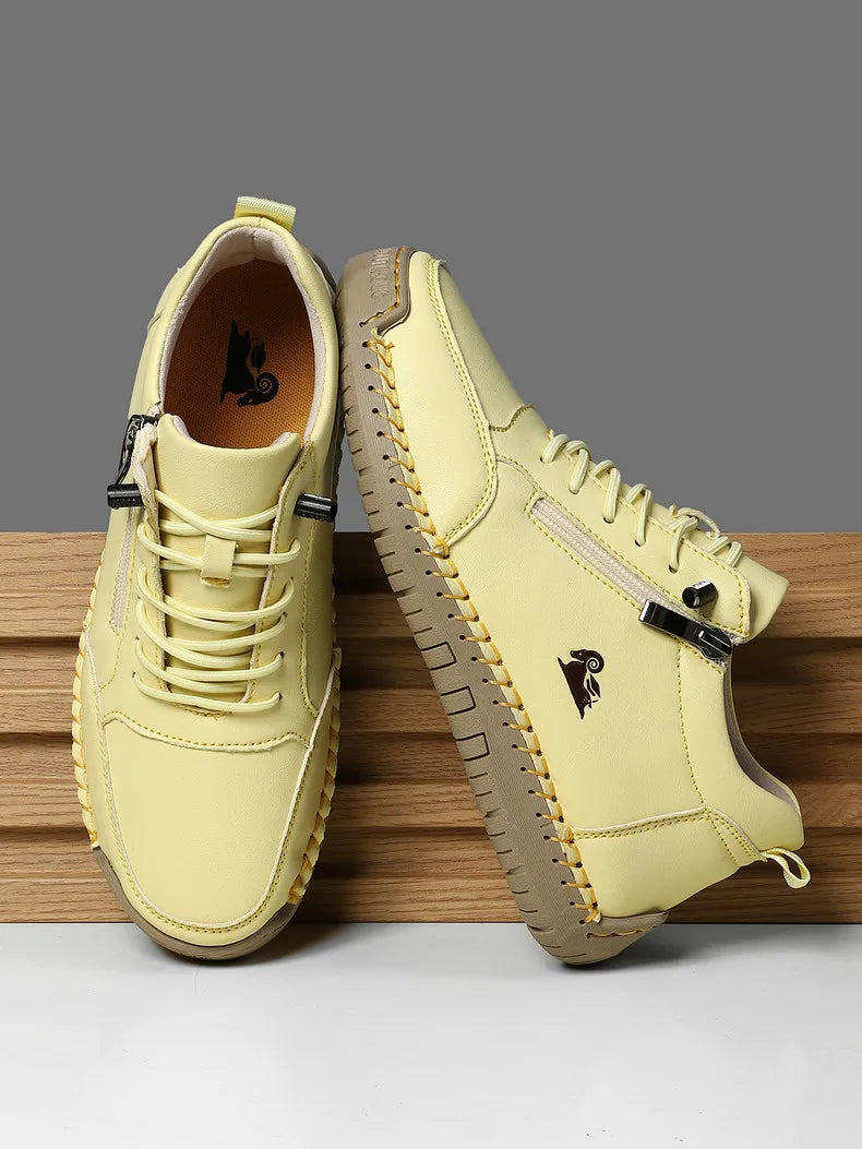 Nuevo 2025 zapatos deportivos para mujer, senderismo al aire libre, fondo plano, transpirables, cómodos, informales, zapatos de conducción, zapatillas de deporte transpirables a la moda