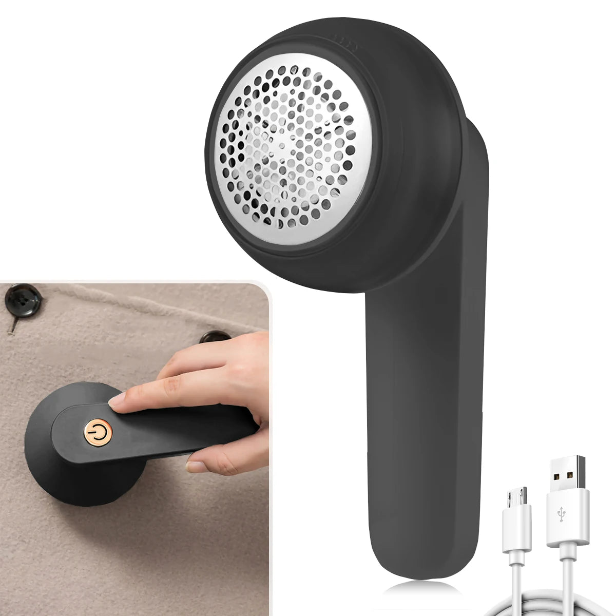 Eliminador de pelusas eléctrico, afeitadora de tela de pellets recargable para ropa, eliminador de pelusas, bolas de pelo portátiles, removedores de pelusas