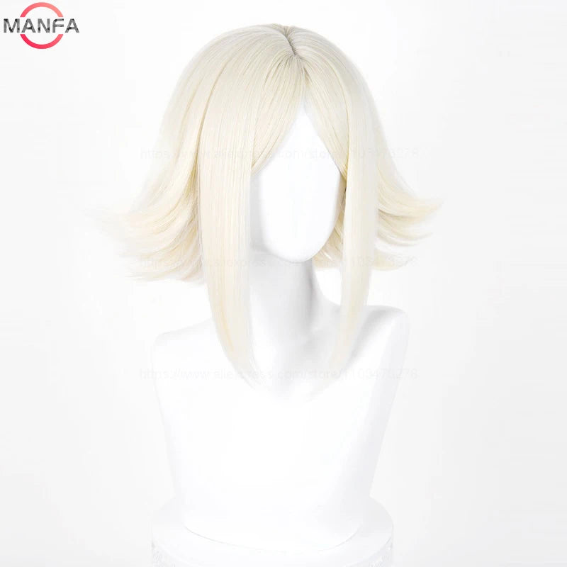 Peluca de cosplay de Gachiakuta Anime Rudo Zanka Riyo Reaper Guita Eishia Stilza Amo Empool, peluca corta, pelucas sintéticas resistentes al calor