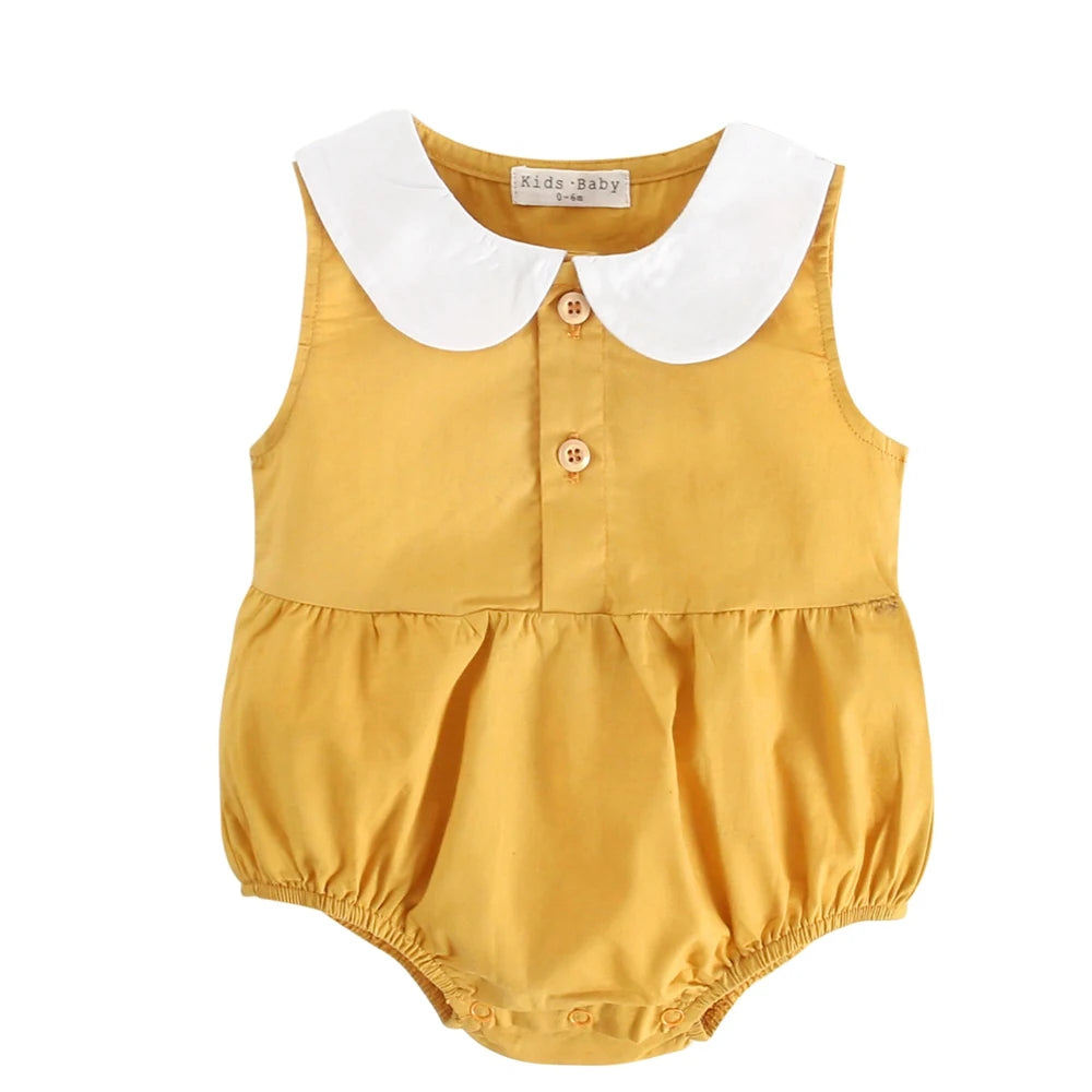 Sanlutoz-Body de algodón para bebé, ropa a cuadros bonita para recién nacido, monos infantiles de princesa sin mangas para niña pequeña