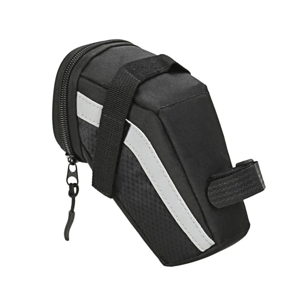 B SOUL-bolsa para SILLÍN de bicicleta, 1L, almacenamiento pequeño, asiento de ciclismo negro, bolsa trasera, Kit de accesorios, herramienta, accesorios reflectantes para ciclismo