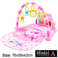 Soporte de Fitness para bebé, juego de música, juguetes de actividades de gimnasio, manta para gatear de Piano para recién nacido, almohadilla de juego de Pedal, regalos de educación temprana de 0 a 36 meses