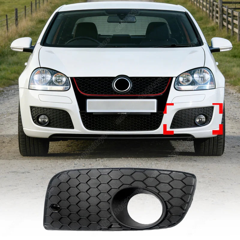 Para Volkswagen Golf MK5 Jetta GLI GTI 2006 2007 2008 2009 4 Uds parachoques delantero inferior Honeycomb malla rejilla modificación cuerpo Kit