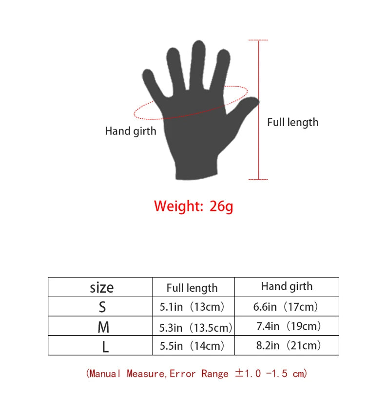 Guantes de levantamiento de pesas Protección completa de la palma, guantes de entrenamiento para gimnasio, ciclismo, ejercicio, transpirables, súper livianos para hombres y